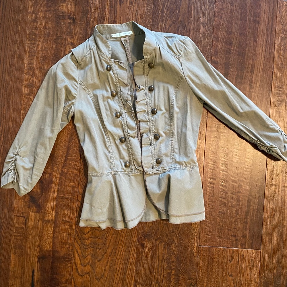 Army green blazer